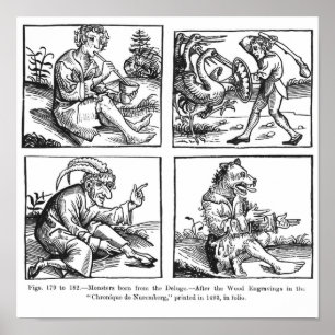 Von der Wüste geborene Monster Poster