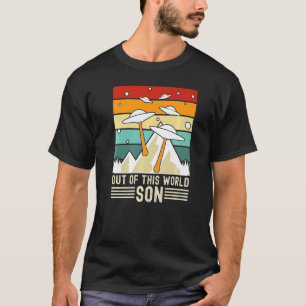 Von diesem Weltsohn, Jungs Alien Raumschiff 1 T-Shirt
