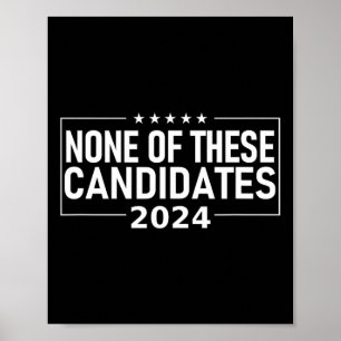 Von diesen Kandidaten 2024 Nikki Haley Nevada Bide Poster