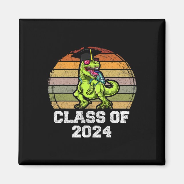 Von Dinosaur Apparel Hallo Sommerlehrer Student Magnet (Vorne)
