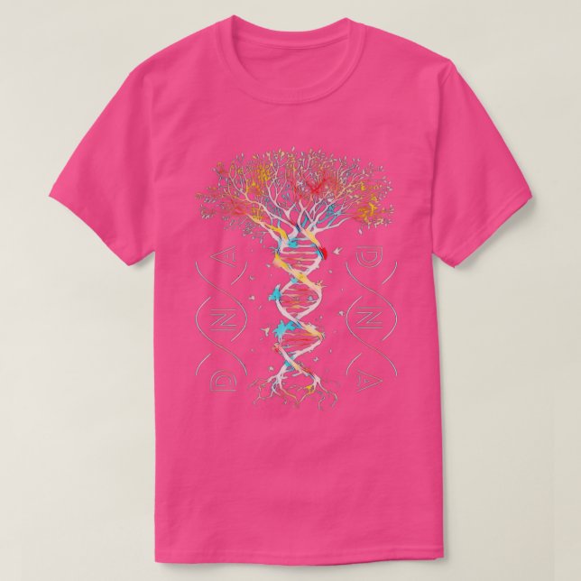 von DNA Tree Life Genetics Biologist Science Oar T-Shirt (Design vorne)