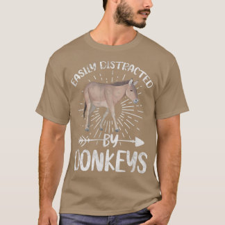 Von Donkeys Esel Ewner Bauer D leicht abgelenkt T-Shirt