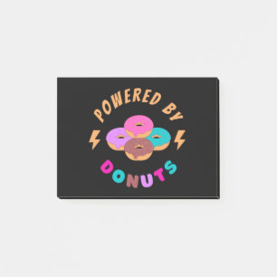 Von Donuts angetrieben Post-it Klebezettel
