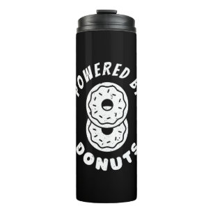 Von Donuts angetrieben Thermosbecher