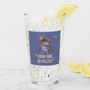 Von Dreck zu Glanz Lustiger Zauberfrosch Hexenhut  Glas