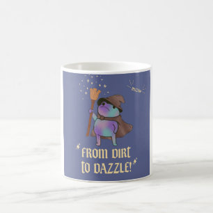 Von Dreck zu Glanz Lustiger Zauberfrosch Hexenhut Kaffeetasse