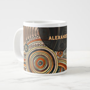 Von EDDArt handgezeichnet - Gedanken 1 Jumbo-Tasse
