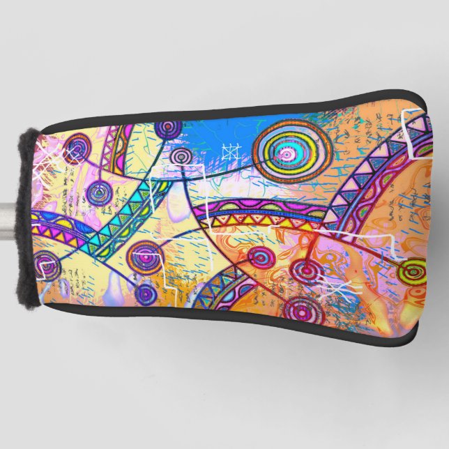 Von EDDArt handgezeichnet - Traumskala 1 Golf Headcover (Vorderseite)