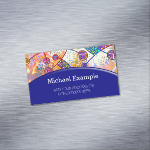 Von EDDArt handgezeichnet - Traumskala 1 Magnetische Visitenkarte