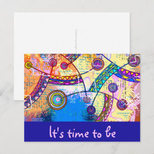 Von EDDArt handgezeichnet - Traumskala 1 Postkarte