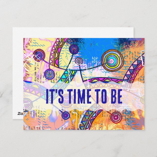 Von EDDArt handgezeichnet - Traumskala 1 Postkarte (Vorne/Hinten)