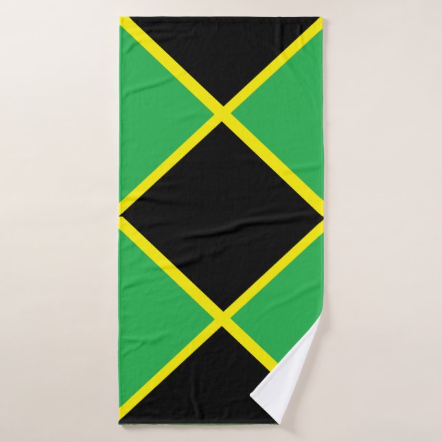 von Eddie Monte'Jamaican Badehandtuch (Badehandtuch)
