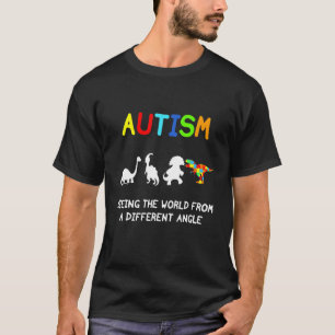 Von einem anderen Winkel Autismus Autismus sieht d T-Shirt