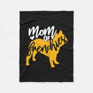 von einem französischen Bulldog 1 Fleecedecke