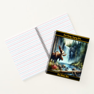 Von einem Herbstwasserfall getrennt Notizbuch