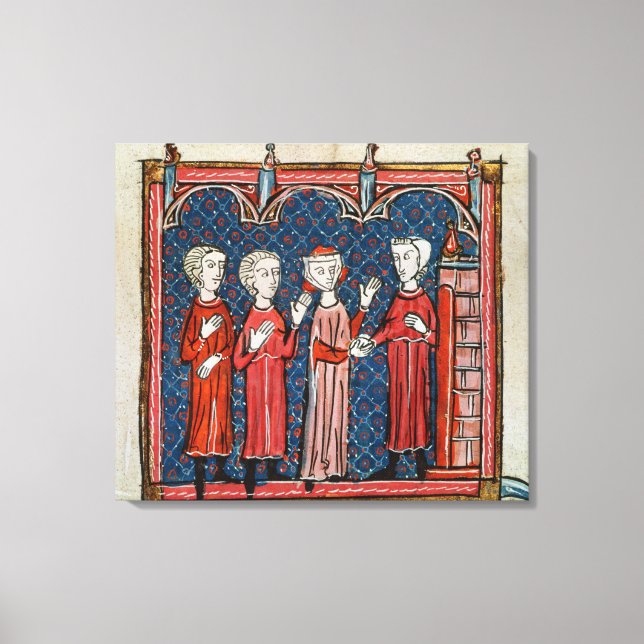 Von einem Priester begangene Vergebung und Verbrec Leinwanddruck (Vorderseite)