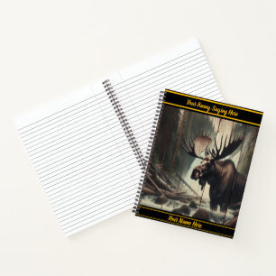 Von einem ruhigen Waldstrom getrennt Notizbuch