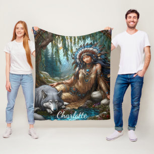 Von einem sanften Fluss umgeben, inmitten eines in Fleecedecke