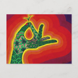 von einem winzigen Eichensamen, wächst eine mächti Postkarte