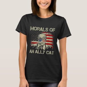 Von einer alleinerziehenden Katze Funny Trump 2024 T-Shirt