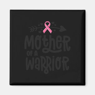Von einer Kriegerfamilie Brustkrebs Rosa Band Magnet