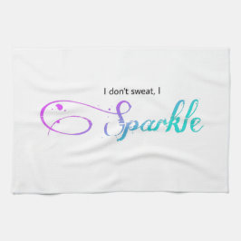 von EL3GANCE - Handtuch "I Don't Sweat, I Sparkle"