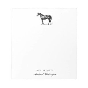 Von Elegant Horse Reitsport Name Notizblock