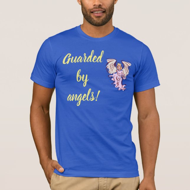 Von Engeln bewacht! T-Shirt (Vorderseite)