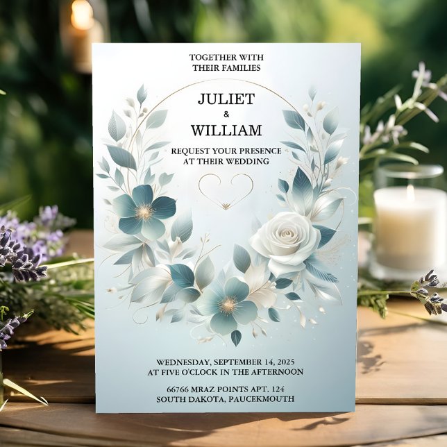 Von Extravaganten Metal Glam Shiny High End Silver Einladung (Von Creator hochgeladen)