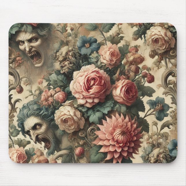 Von Fang & Blüh - Gotik Viktorianisch Mousepad (Vorne)