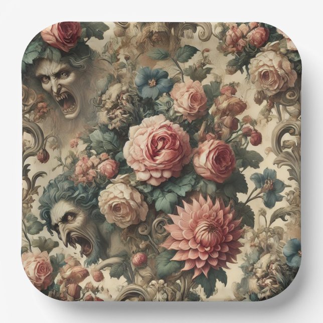 Von Fang & Flourish – Gothic Victorian  Pappteller (Vorderseite)