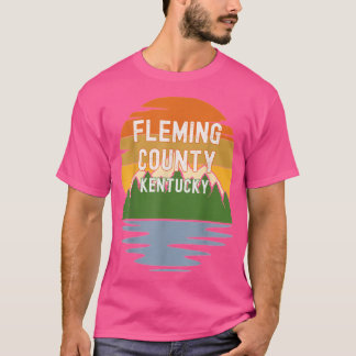 Von Fleming Landkreis Kentucky Vintag Sunset Gesch T-Shirt