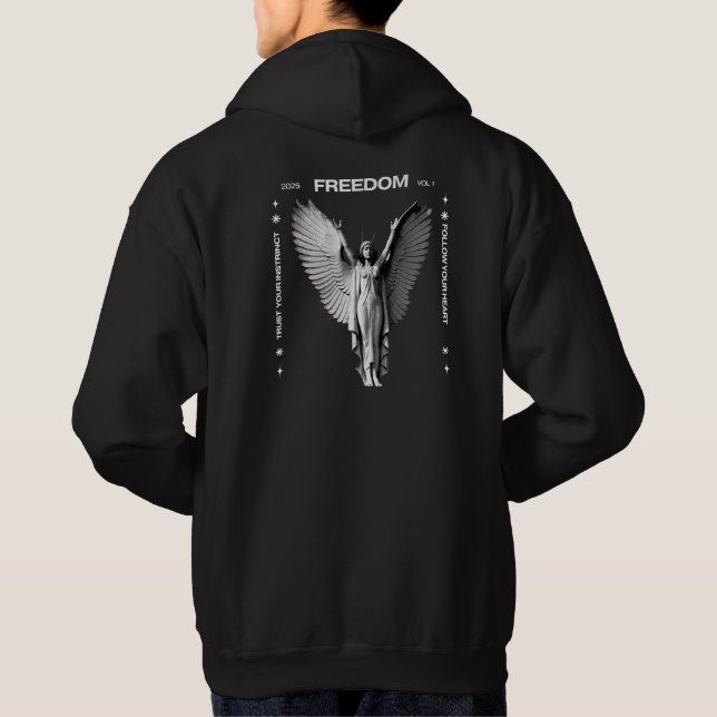 Von Freiheit Inspiriert digitale Hoodie-Designs Hoodie (Rückseite)