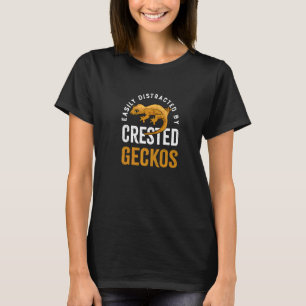 Von Geckos Niedlich Lizard Crested Geckos abgelenk T-Shirt