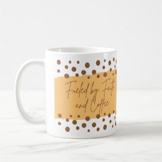 Von Glaube und Kaffee gespeist Kaffeetasse