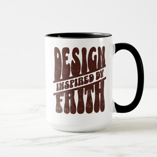 Von Glauben Inspiriertes Design Tasse (Rechts)