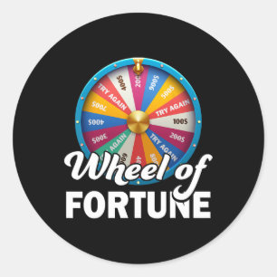 von Glückskleidung Vatertag Rad des Fortune Da Runder Aufkleber