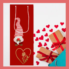 Von Gnome mit Liebe mein Valentine Geschenktüte Für Weinflaschen