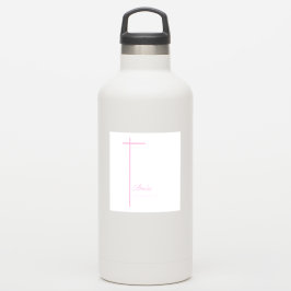 Von Godmutter auf die Taufe des Mädchens Personali Aufkleber