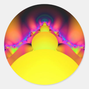 von goldenen Eiern Runder Aufkleber