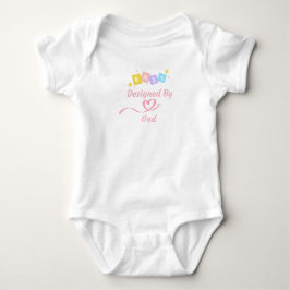 Von Gott Baby Bodysuit entworfen Strampler