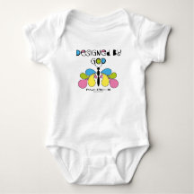 Von Gott entworfen, Abstrakt Butterfly Baby T-Shir