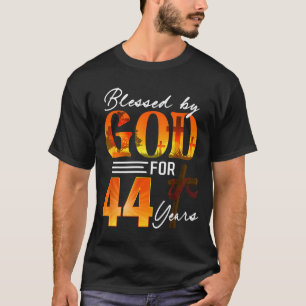Von Gott gesegnet für 44 Jahre altes Geschenk 44. T-Shirt