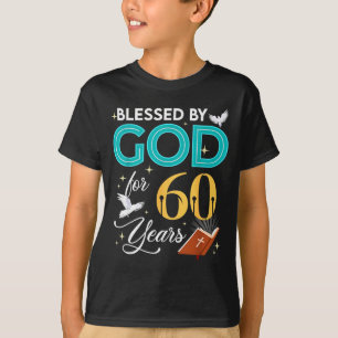 Von Gott gesegnet für 60 Jahre alt 60. Geburtstag  T-Shirt