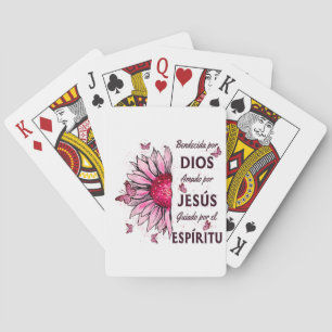 Von Gott gesegnet Geliebt von Jesus Spielkarten