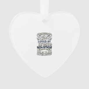 Von Gott gesegnet Jesus Heiliger Geist Vintage-Shi Ornament