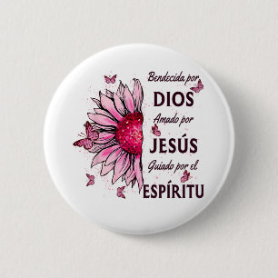 Von Gott gesegnet, von Jesus geliebt Button
