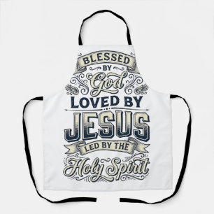Von Gott Jesus Heiliger Geist gesegnetes Vintage-S Schürze