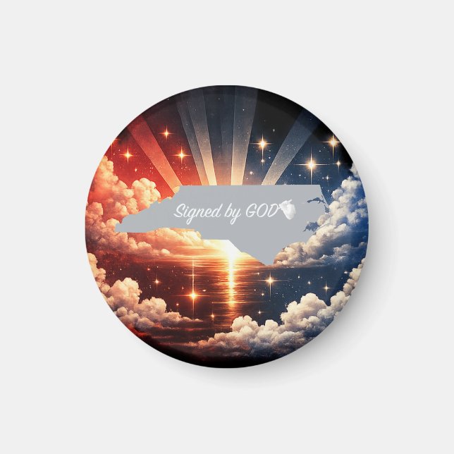 Von Gott unterschrieben Magnet (Vorne)