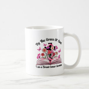 Von Gottes Gnade bin ich ein Brustkrebsüberlebende Kaffeetasse
